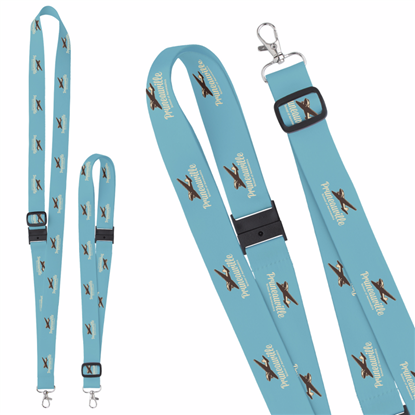 Picture of 1" Adjustable Polyester 4 Color Lanyard