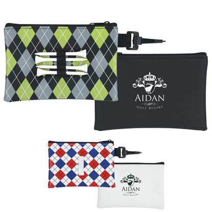 Picture of Pattern Golf Tee Pouch