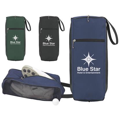 Show details for Golf Mesh Shoe Bag Picture of Golf Mesh Shoe Bag