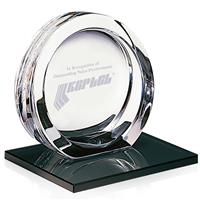 Picture of High Tech Award on Black Glass Base - Medium