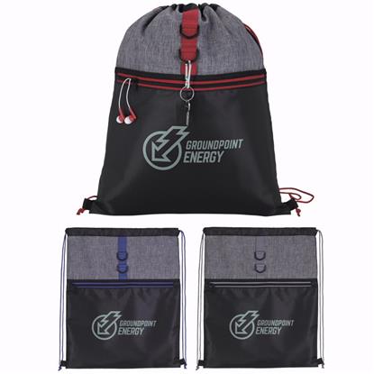 Picture of Stand Alone Drawstring Backpack