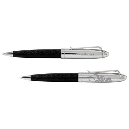 Show details for BIC® Leather Ballpoint Pen Picture of BIC® Leather Ballpoint Pen