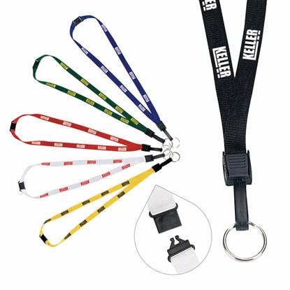 Picture of 1/2" Breakaway Lanyard with Key Ring