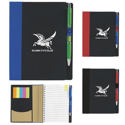 Show details for 5” x 7” ECO Notebook with Flags Picture of 5” x 7” ECO Notebook with Flags