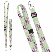 Picture of 3/4" Adjustable Polyester 4 Color Lanyard