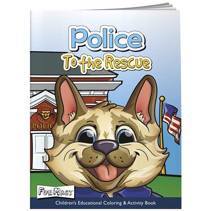 Show details for Coloring Book with Mask: Police to the Rescue Picture of Coloring Book with Mask: Police to the Rescue