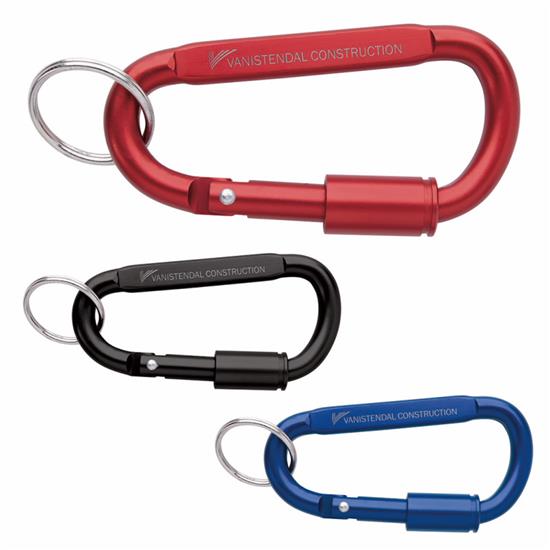 Keyring Carabiner with Lock Koozie Group