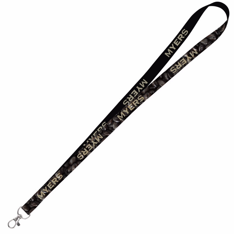5/8" Satin 4 Color Lanyard Koozie Group