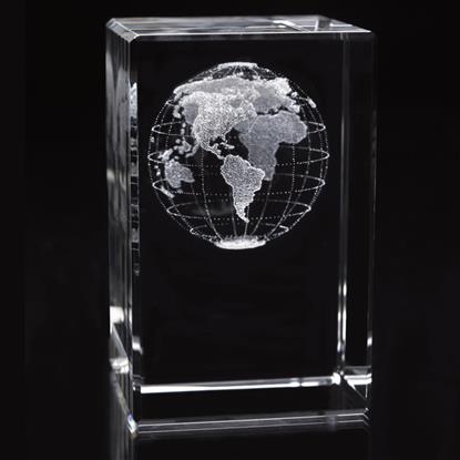 Picture of Tall Cube - World
