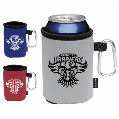 Picture of Koozie® Collapsible Can Kooler with Carabiner