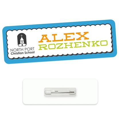 Picture of 3" x 1" Economy Name Tag