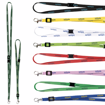 Picture of 3/8" Adjustable Polyester Lanyard