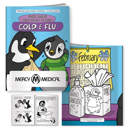 Picture of Coloring Book: Cold & Flu Fight Germs with Pengy