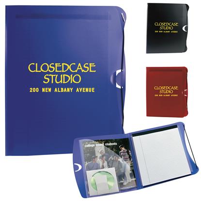Picture of PolyPro Folder with Business Card & CD Holder