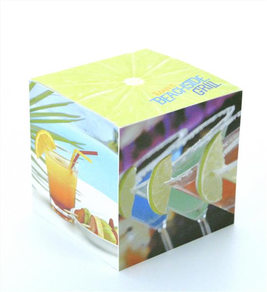Offre : 5x 123encre notes autocollantes cube 76 x 76 mm - jaune 123inkt