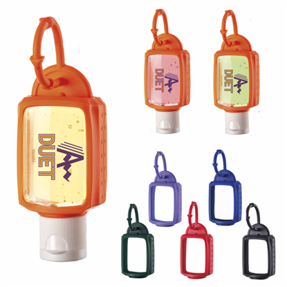 Picture of 1.0 oz. Hand Sanitizer with Silicone Leash - Scented