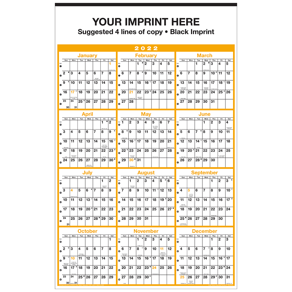 Yearly Business Planner II Calendar Koozie Group