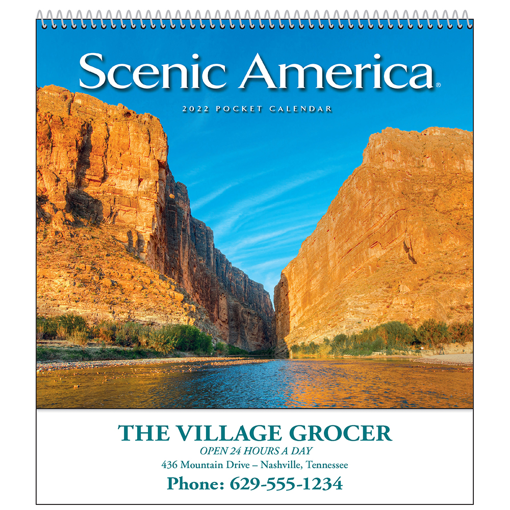 Scenic America® Pocket Calendar Koozie Group