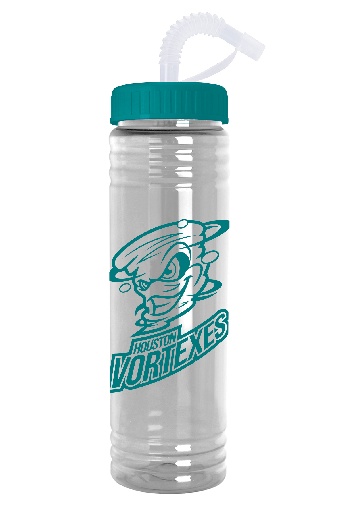 Slim Fit Water Bottle With Straw Lid 24 oz. Koozie Group