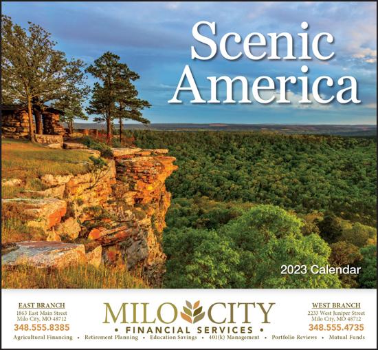 Scenic America® Appointment Calendar Stapled Koozie Group