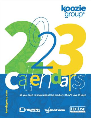 COLLATERAL KOOZIE GROUP 2022 CALENDARS CATALOG - US (2023 ITEMS)
