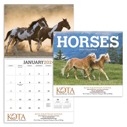 Horses calendar combined ad image