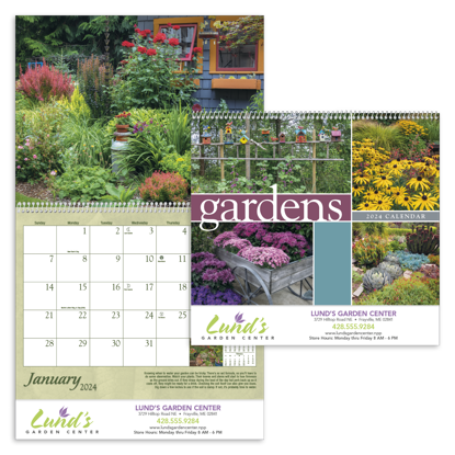 Gardens calendar combined ad image