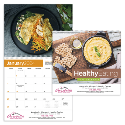 Healthy Eating calendar combined ad image