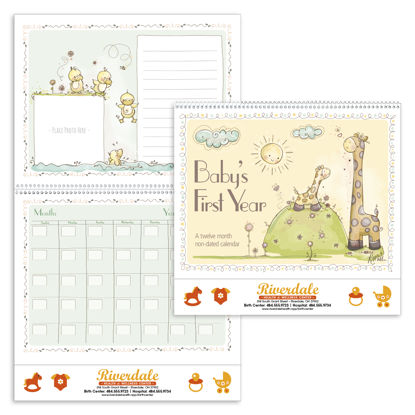 Baby's First Year by Rachelle Anne Miller calendar combined ad image