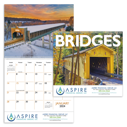 Bridges calendar combined ad image