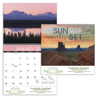 Sunrise Sunset calendar combined ad image