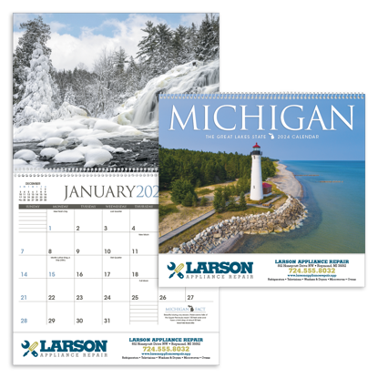 Michigan calendar combined ad image