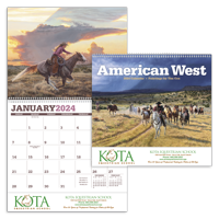 American West by Tim Cox calendar combined ad image