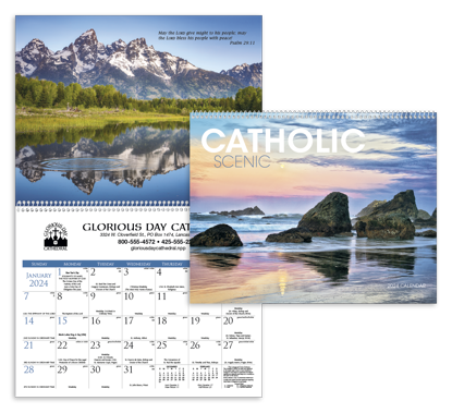 Catholic Scenic calendar combined ad image