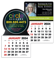 Full Color Stick Up English Grid calendar combined image