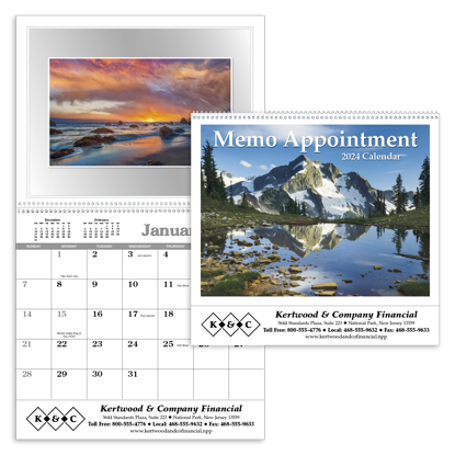 Memo Appointment with Picture calendar combined ad image