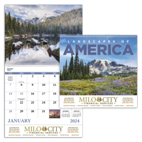 Landscapes of America - Spiral calendar combined ad image