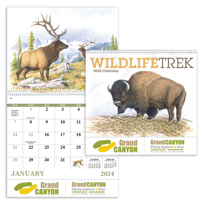7003 combined ad Wildlife Trek - Spiral calendar combined ad image