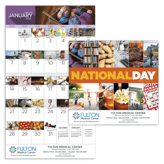 National Day - Spiral calendar combined ad image