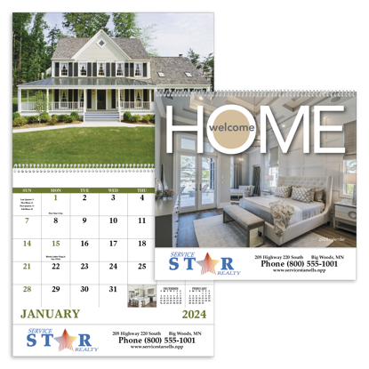 Welcome Home - Spiral calendar combined ad image