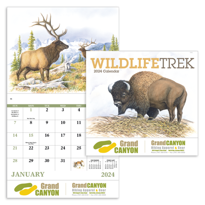 Wildlife Trek - Stapled calendar combined ad image