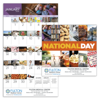 National Day - Stapled calendar combined ad image