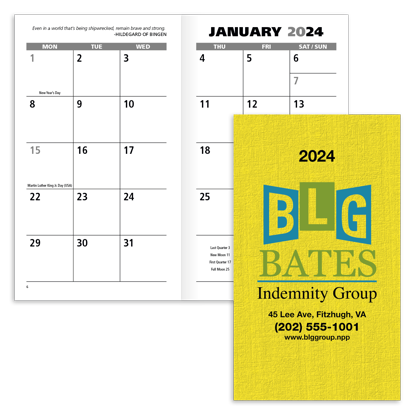 Value Monthly Pocket Planner calendar combined ad image