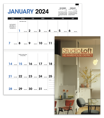 Pocket Planner with Custom Cover calendar combined ad image