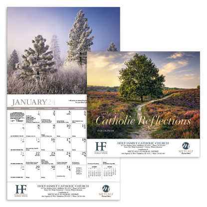Catholic Reflections Appointment Calendar	 calendar combined ad image