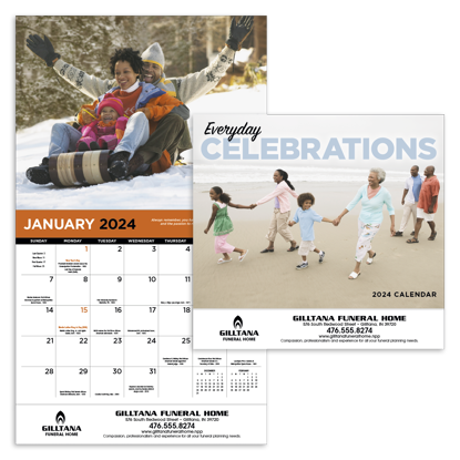 Everyday Celebrations Appointment Calendar	 calendar combined ad image
