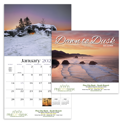 Dawn to Dusk Appointment Calendar	 calendar combined ad image