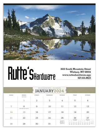 American Splendor with Date Blocks calendar ad image