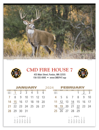 Wildlife calendar ad image