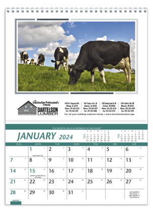 Farm Pocket calendar ad image